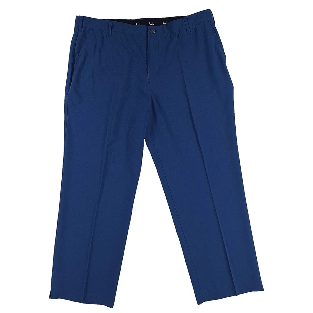 Short Par 4 Men Golf Pants 40x30 Blue Stretch Performance Athletic Lightweight